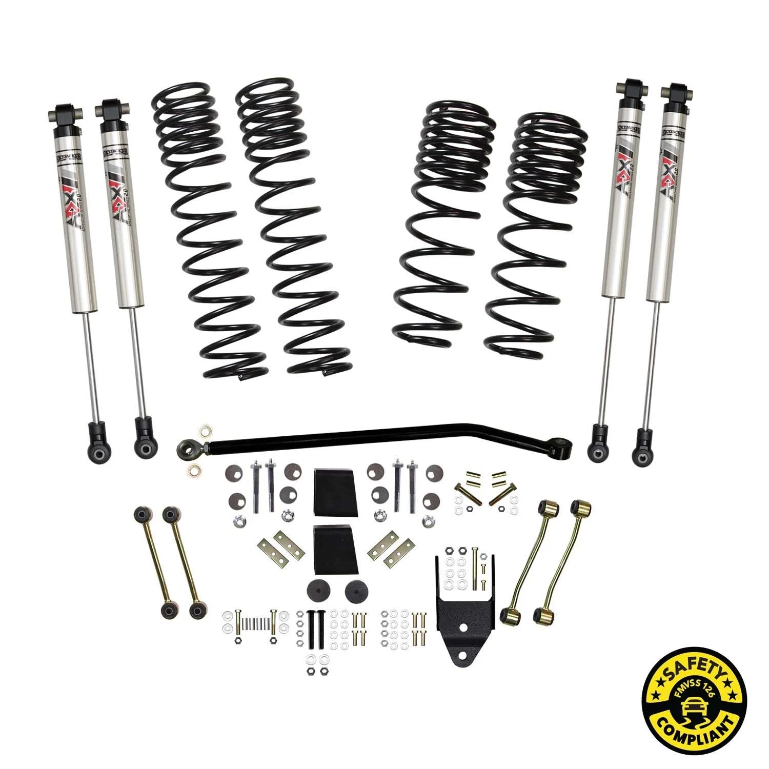 Skyjacker JL40RBKXMLTD - 4 In. Suspension Lift Kit With ADX M2.0 Aluminum Monotube Shocks