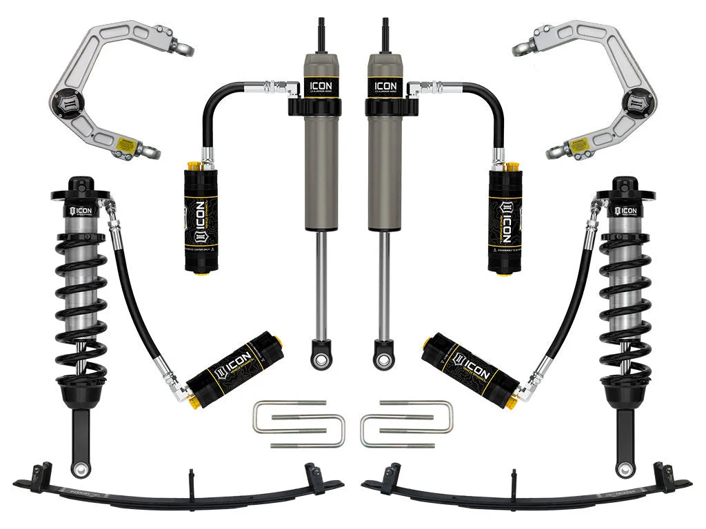 Icon K53006 - 05-15 Toyota Tacoma 0-3.5in/2016+ Toyota Tacoma 0-2.75in Stg 6 Suspension System w/Billet Uca