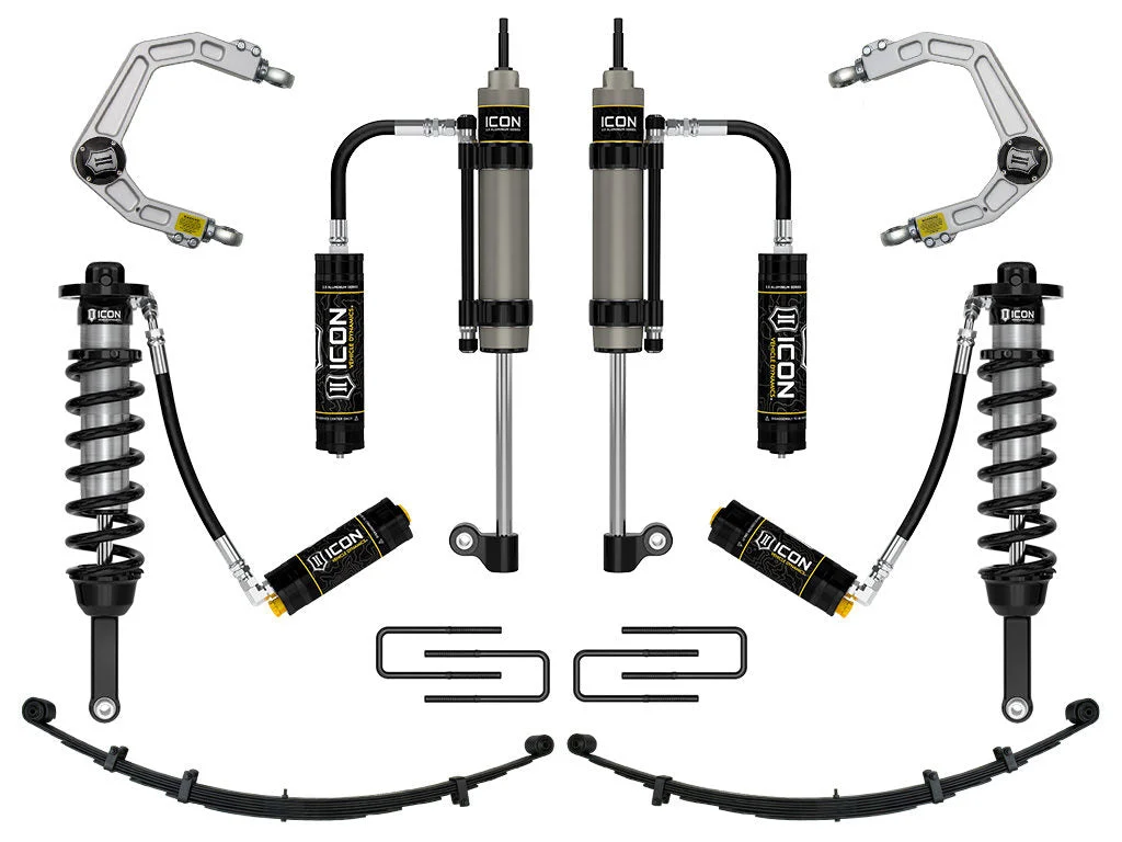 Icon K53010 - 05-15 Toyota Tacoma 0-3.5in/16-17 Toyota Tacoma 0-2.75in Stg 10 Suspension System w/Billet Uca