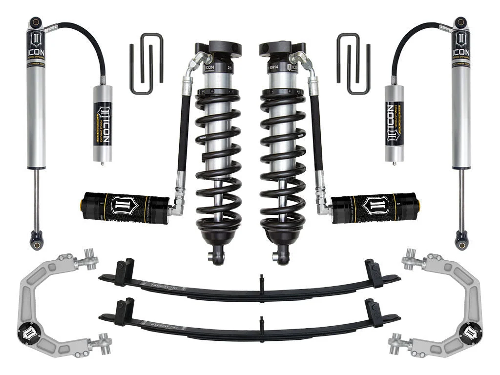 Icon K53014B - 95.5-04 Toyota Tacoma 0-3in. Stage 4 Suspension System W/ Billet Upper Control Arms