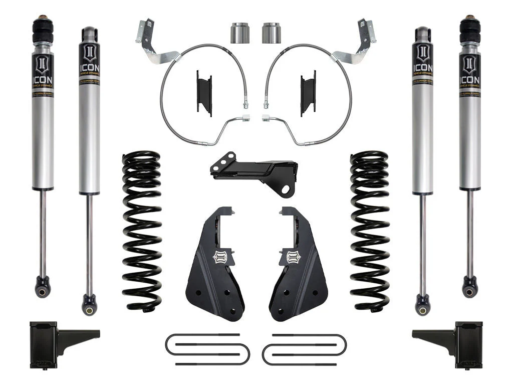 Icon K64541 - 2023 Ford F-250/F-350 Super Duty 4WD Diesel 4.5in Lift Stage 1 Suspension System
