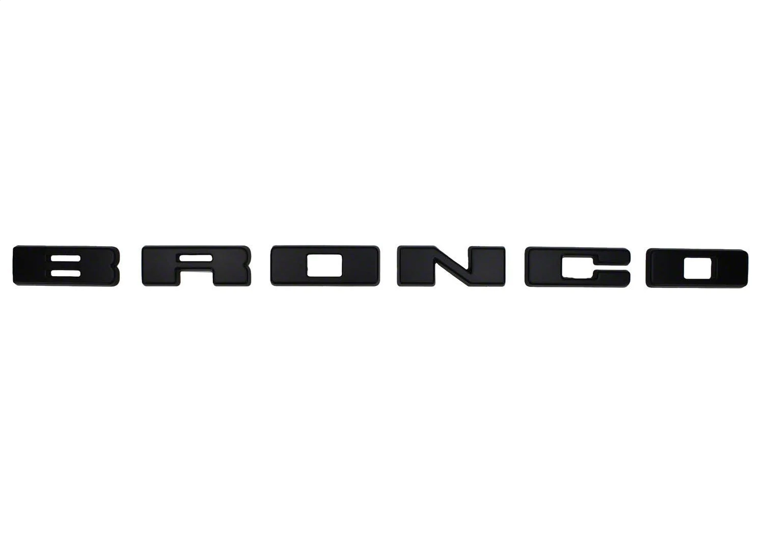 Ford Racing M-1447-BLMB - 2021+ Bronco Grille Lettering Overlay Kit - Black