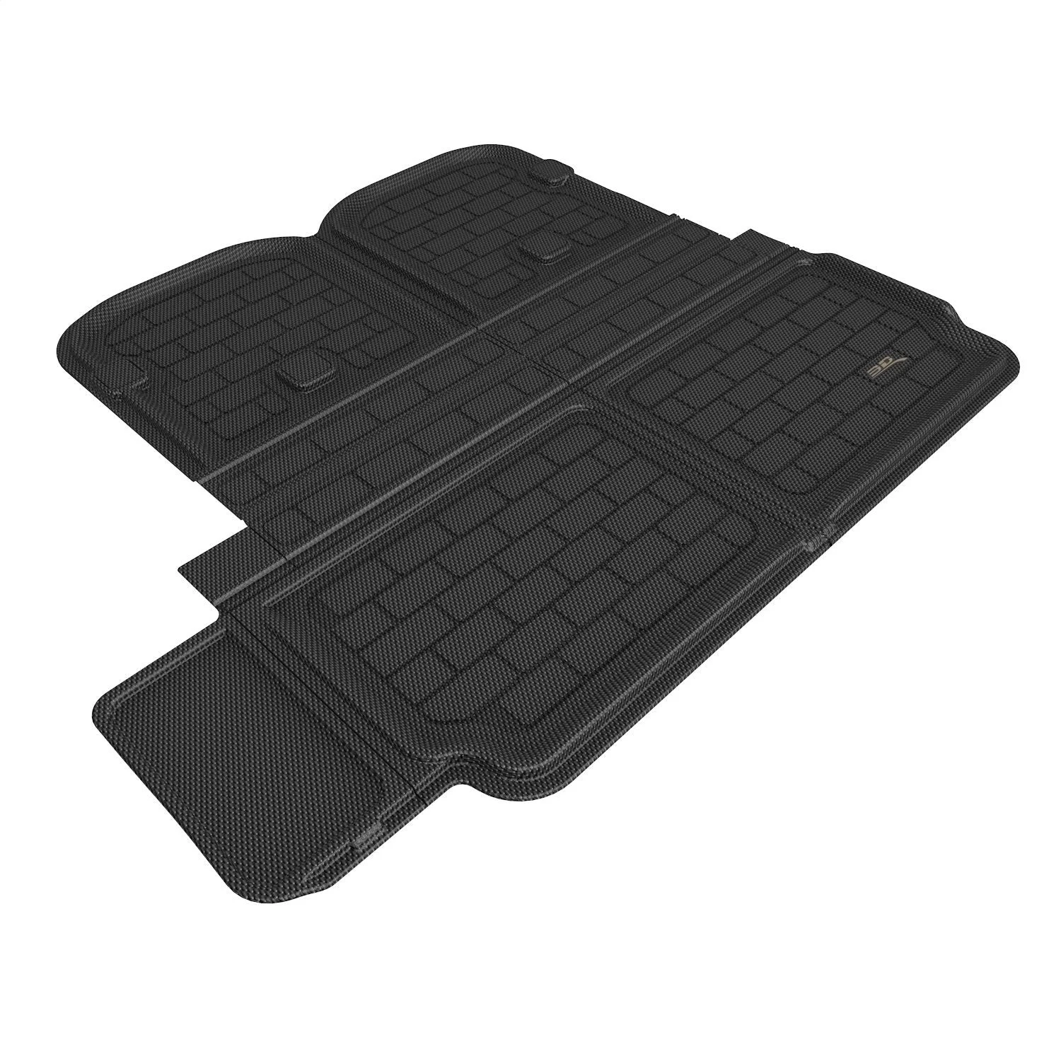 3D MAXpider M1TL0431309 - 2022 Tesla Model X Behind 2nd Row Cross Fold Kagu Black Cargo Liner