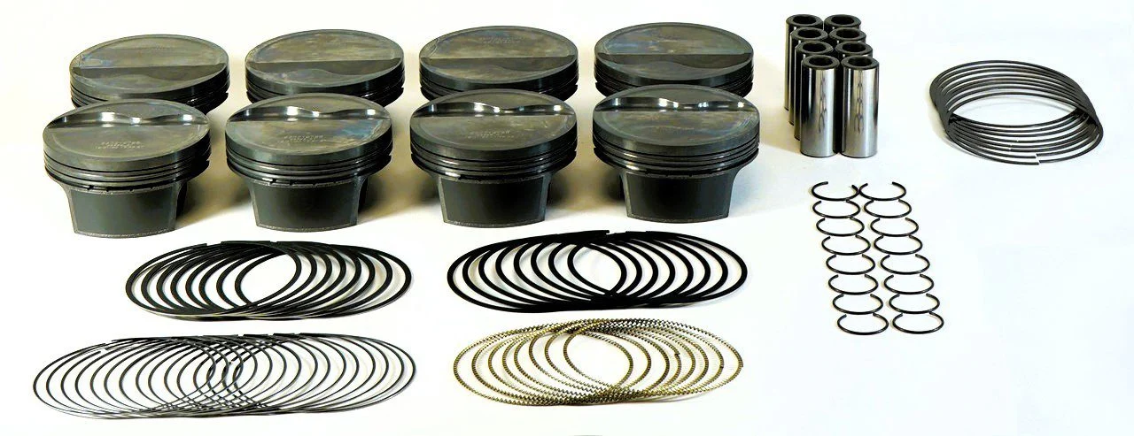 Mahle Motorsport 930225475 - Mahle MS Chevrolet LS 378cid 4.075in Bore 3.622 Stroke 6.125 Rod 1.304 CH -12.0cc Piston Set of 8