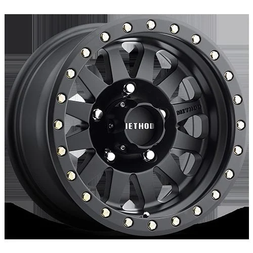 Method Wheels MR30489058525 - Method MR304 Double Standard 18x9 +25mm Offset 5x150 116.5mm CB Matte Black Wheel