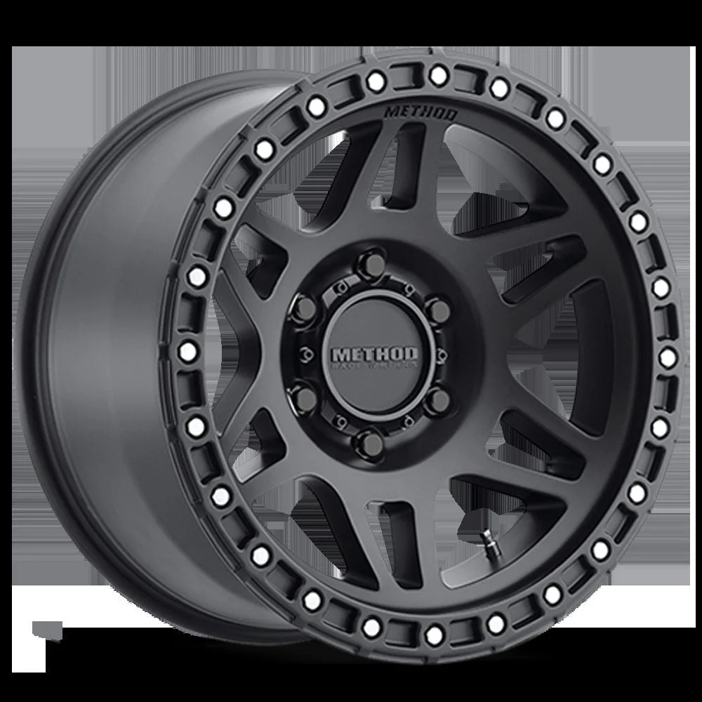 Method Wheels MR31278562500 - Method MR312 17x8.5 0mm Offset 6x120 67mm CB Matte Black Wheel