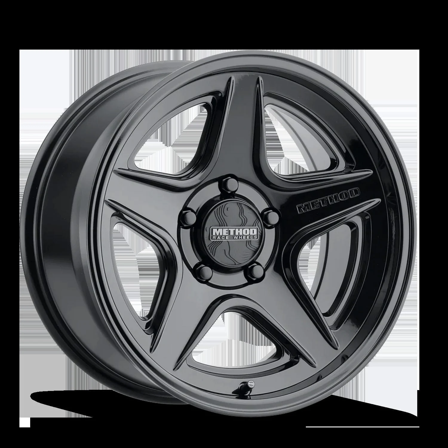 Method Wheels MR319785501300 - Method MR319 17x8.5 5x127 BP 71.5mm CB 0mm Offset - Gloss Black Wheel