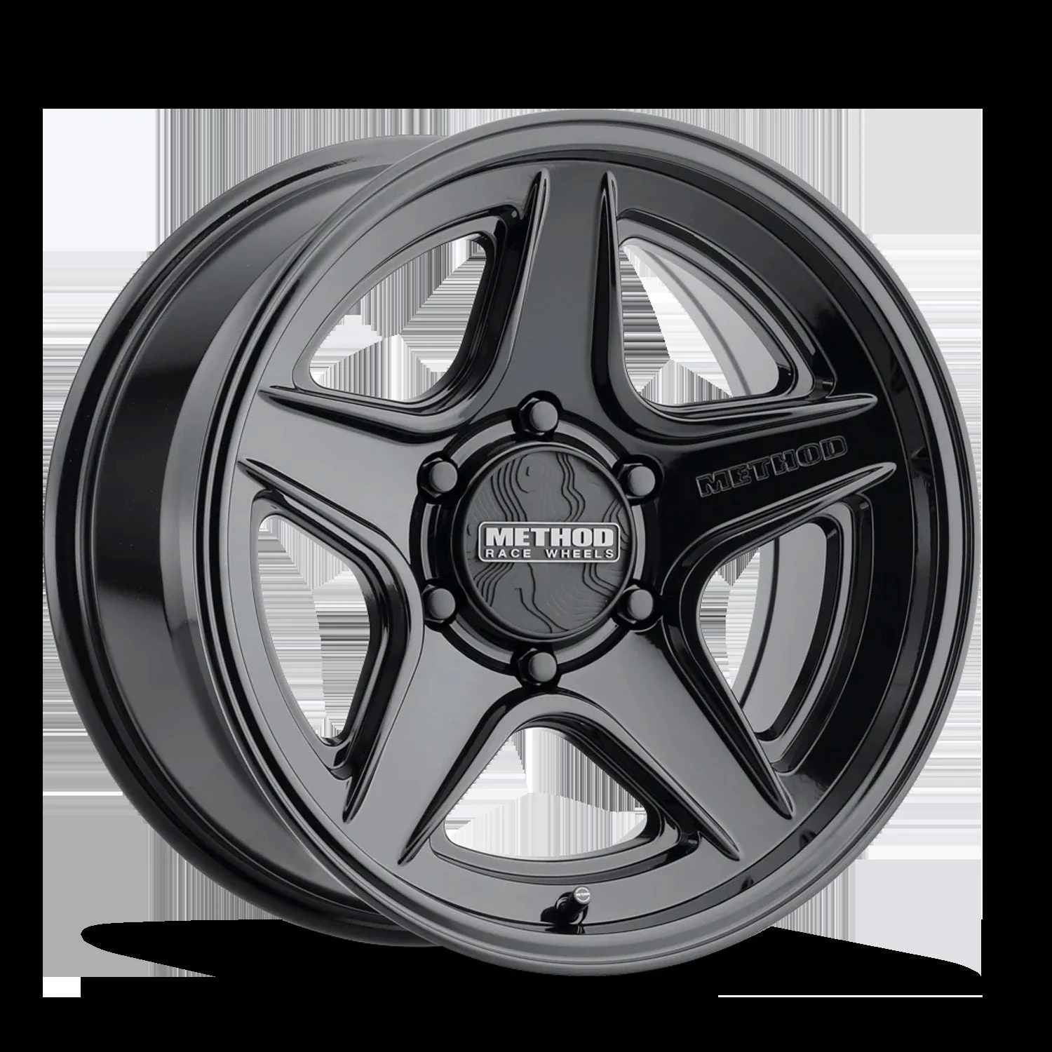 Method Wheels MR319785601300 - Method MR319 17x8.5 -0mm Offset 6x5.5 BP 106.25mm CB Gloss Black Wheel
