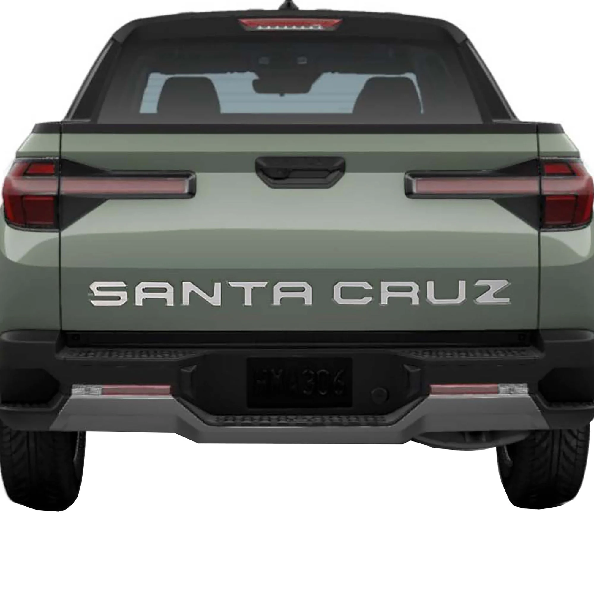 Putco 55550SC - 22-23 Hyundai Santa Cruz Tailgate Letter Kit - Stainless Steel