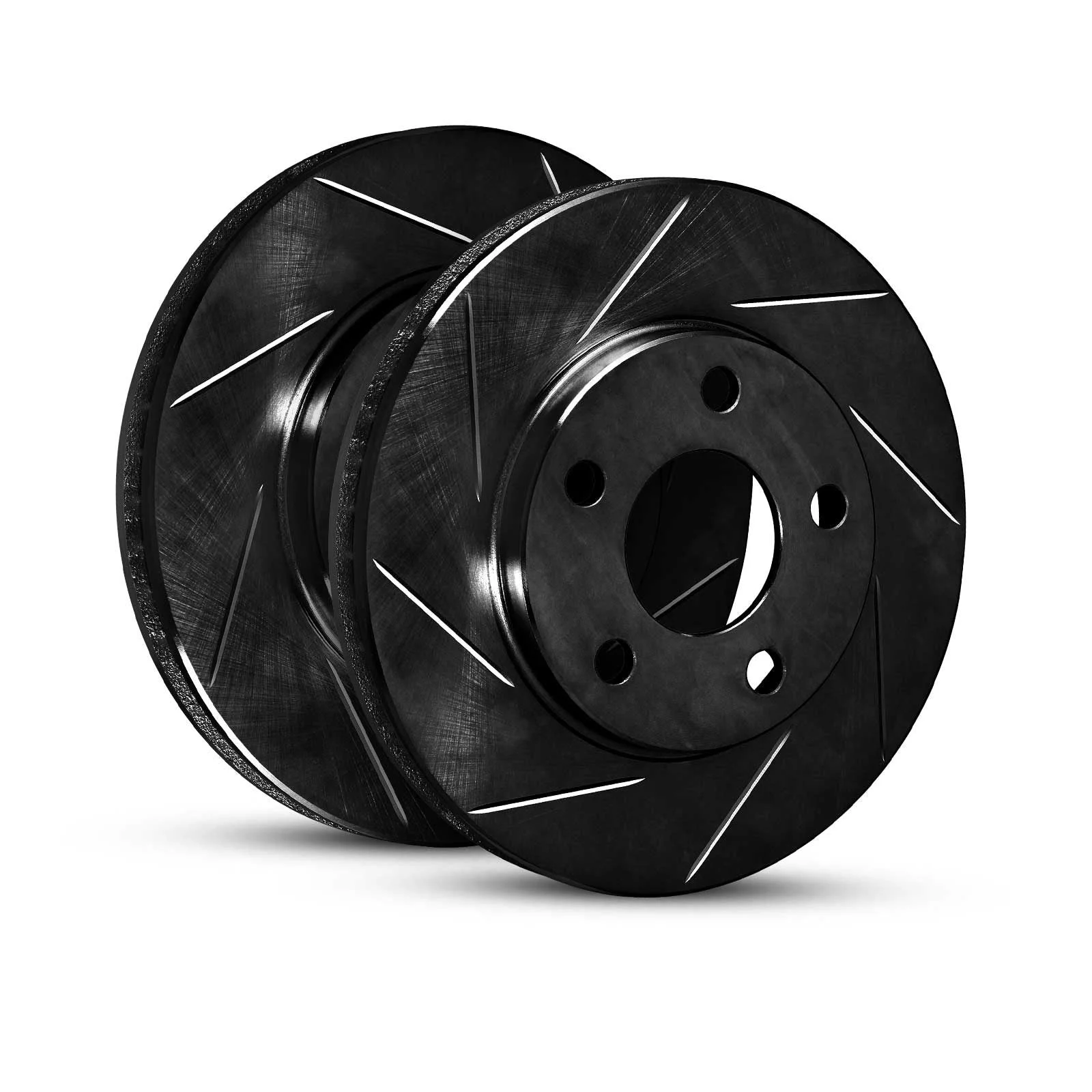 R1 Concepts WCPN1-40066 - Brake Rotor- Slotted - Black