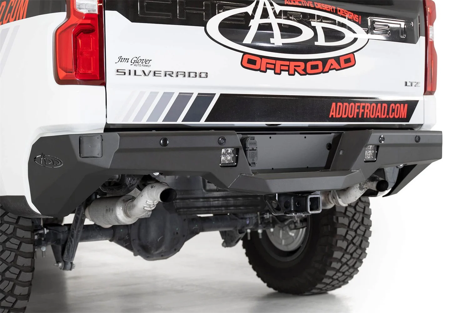 Addictive Desert Designs R447711280103 - 2019-2020 Chevrolet Silverado 1500 Stealth Rear Bumper