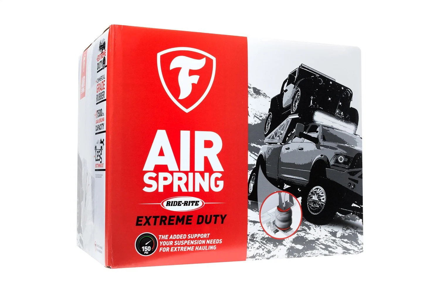 Firestone 2701 - Ride-Rite RED Label Ex Duty Air Spring Kit Rear 03-13 Dodge RAM 2500 2WD/4WD (W21760)