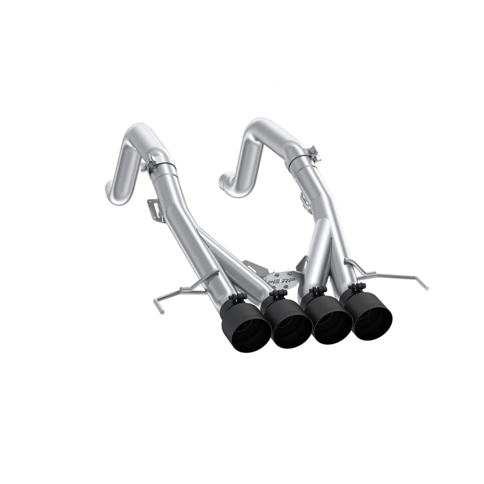 MBRP S7008304BT - 14-19 Chevrolette Corvette C7 6.2L Armor Pro 3-Inch Axle Back, Muffler Bypass, Quad Outlet with Black Tips
