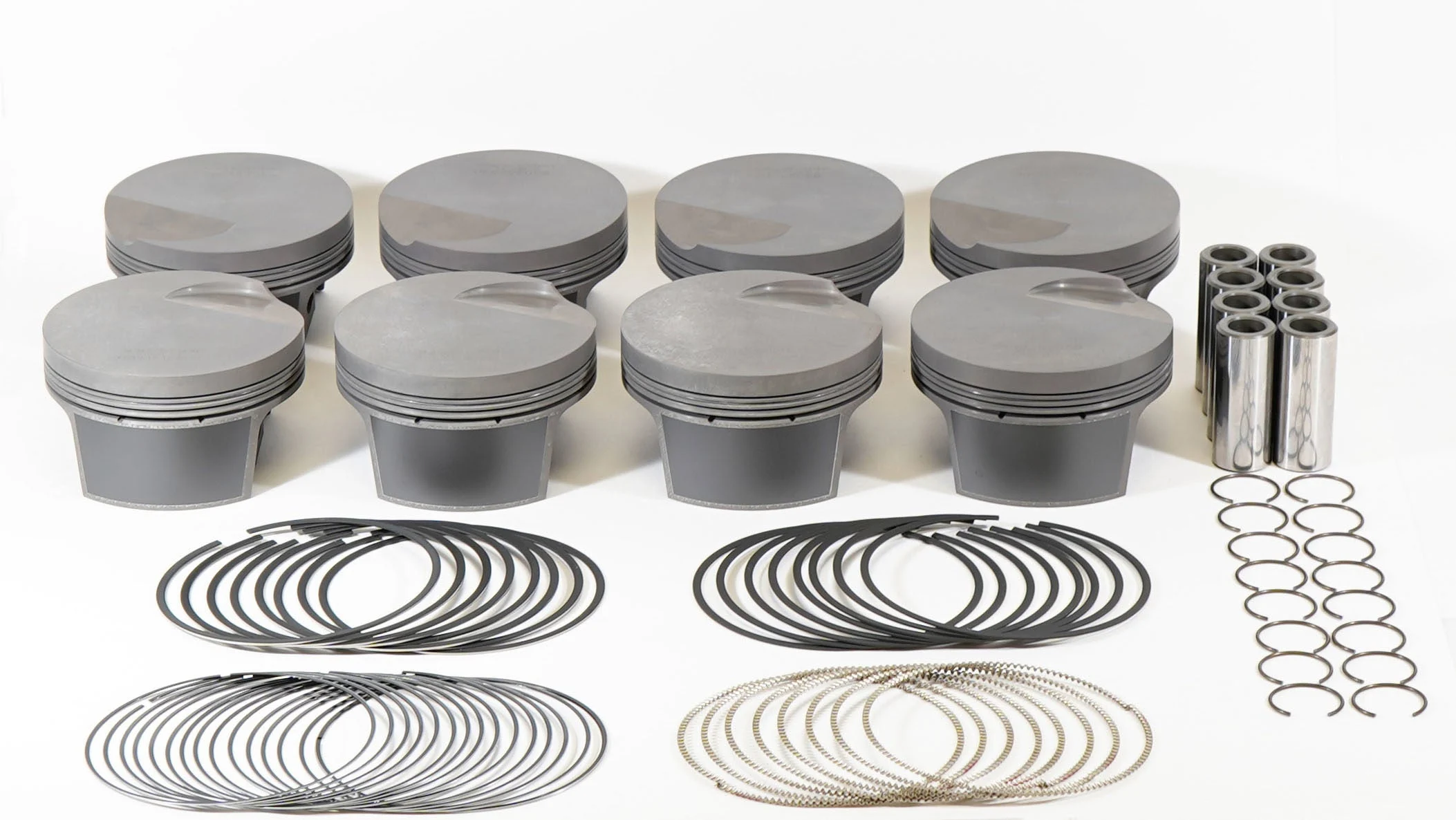 Mahle Motorsport 930252630 - Mahle MS Piston Set SBF 408ci 4.030in Bore 4.000in Stroke 6.0in Rod .927 Pin -3cc 12.0 CR Set of 8