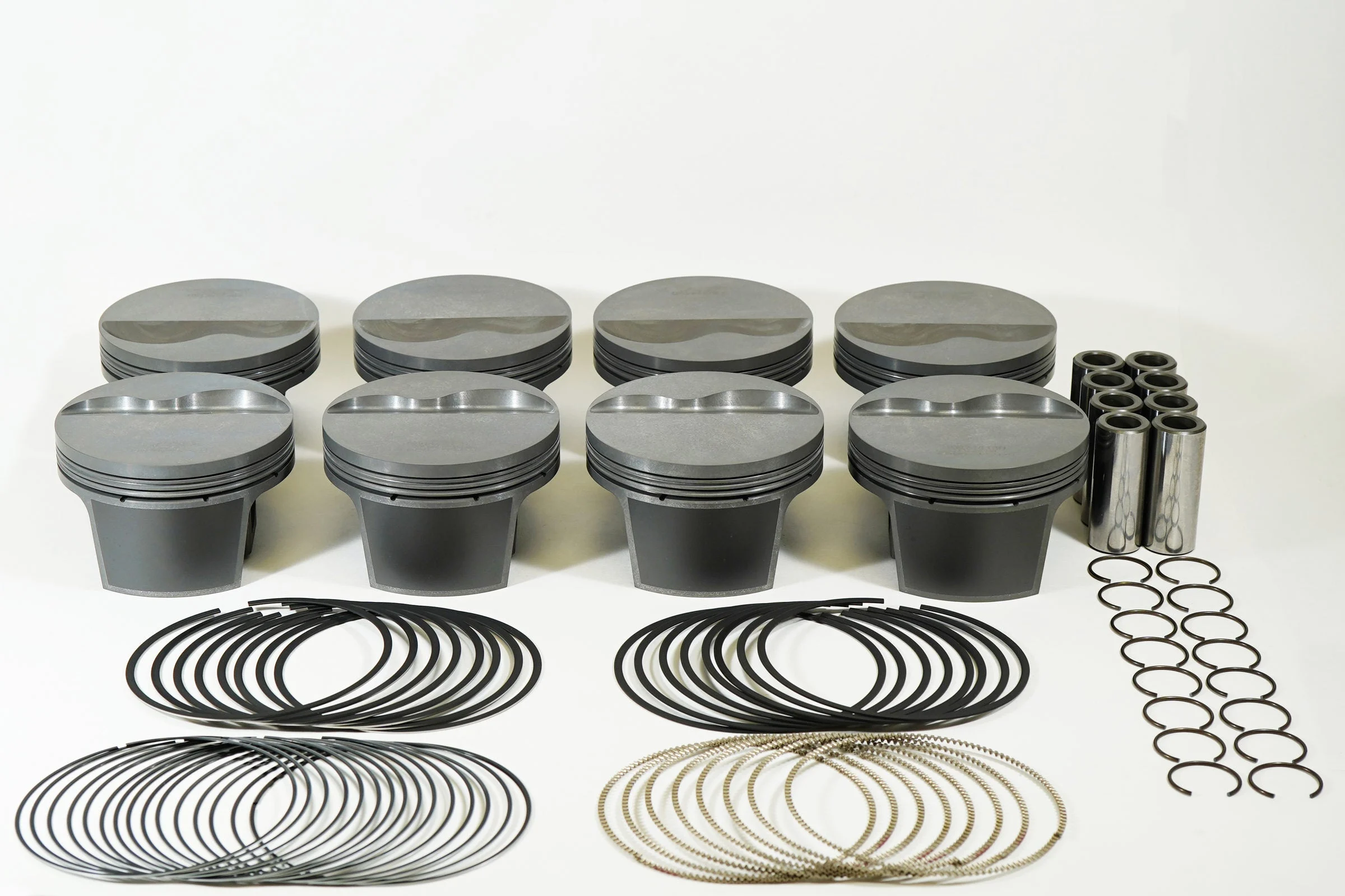 Mahle Motorsport 930244030 - Mahle MS Piston Set SBF 358ci 4.030in Bore 3.5in Stroke 5.956in Rod .912 Pin -6cc 10.3 CR Set of 8