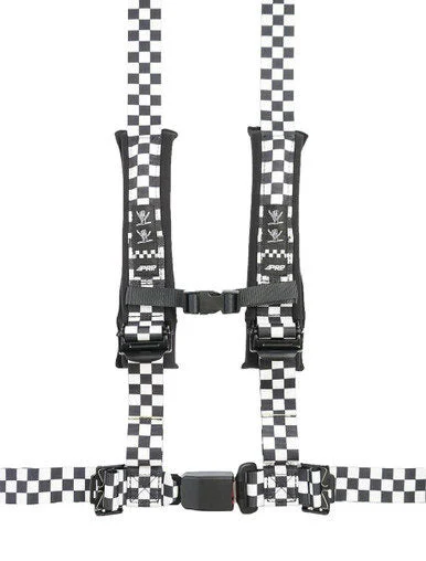 PRP Seats SHRDY4.2-CHECK - Shreddy 4.2 Harness - Checkered
