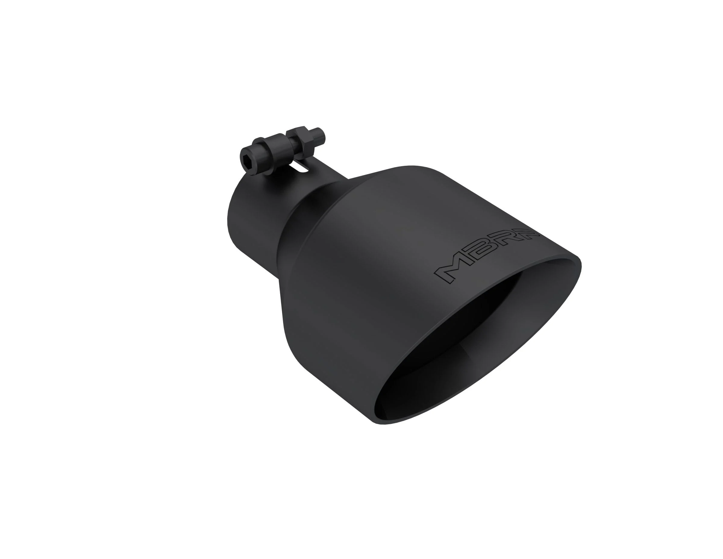 MBRP T5203BLK - Universal Black Tip, 2.5-Inch ID, 5-Inch OD Angle Cut Dual Wall