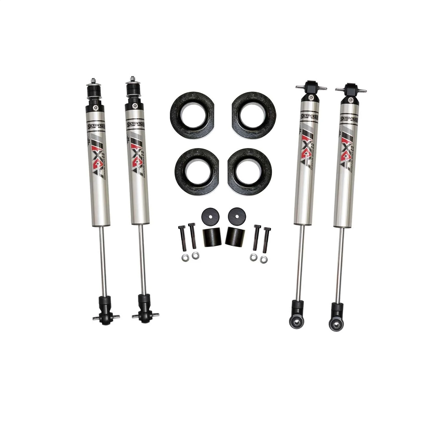 Skyjacker TJ20-XM - 2 In. Suspension Lift Kit With ADX M2.0 Aluminum Monotube Shocks
