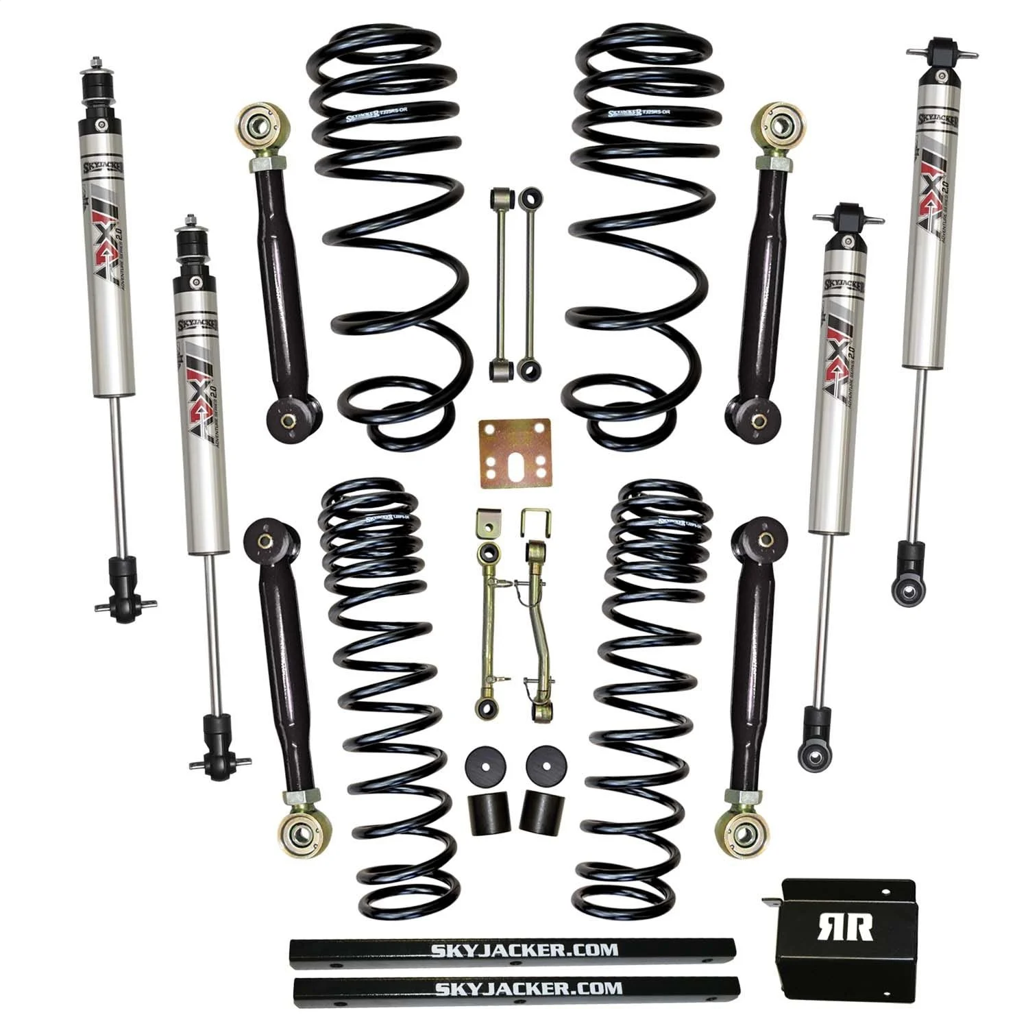 Skyjacker TJ253K-SVX-XM - 2.5 In. Suspension Lift Kit With ADX M2.0 Aluminum Monotube Shocks