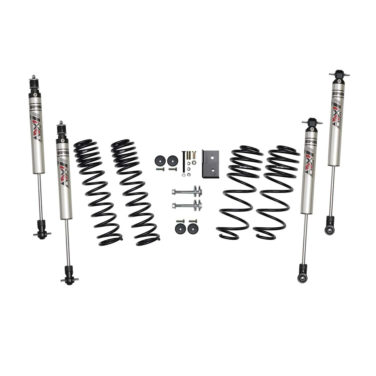 Skyjacker TJ25BKXMLT - 2.5 In. Suspension Lift Kit With ADX M2.0 Aluminum Monotube Shocks