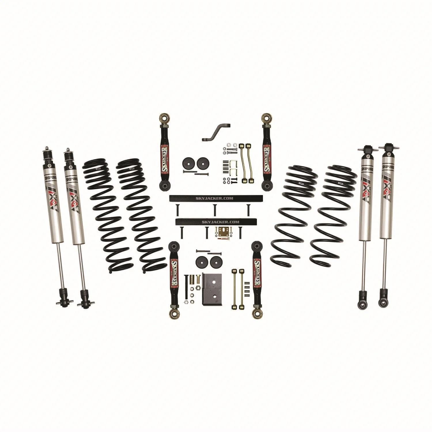 Skyjacker TJ401BKXMLTX - 4 In. Suspension Lift Kit With ADX M2.0 Aluminum Monotube Shocks