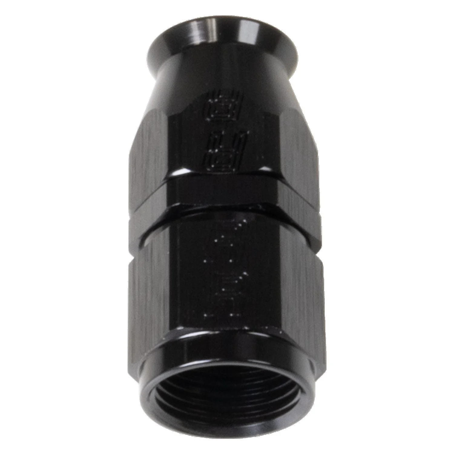 Russell 550553 - Black Straight -8 Pro Ptfe Hose End