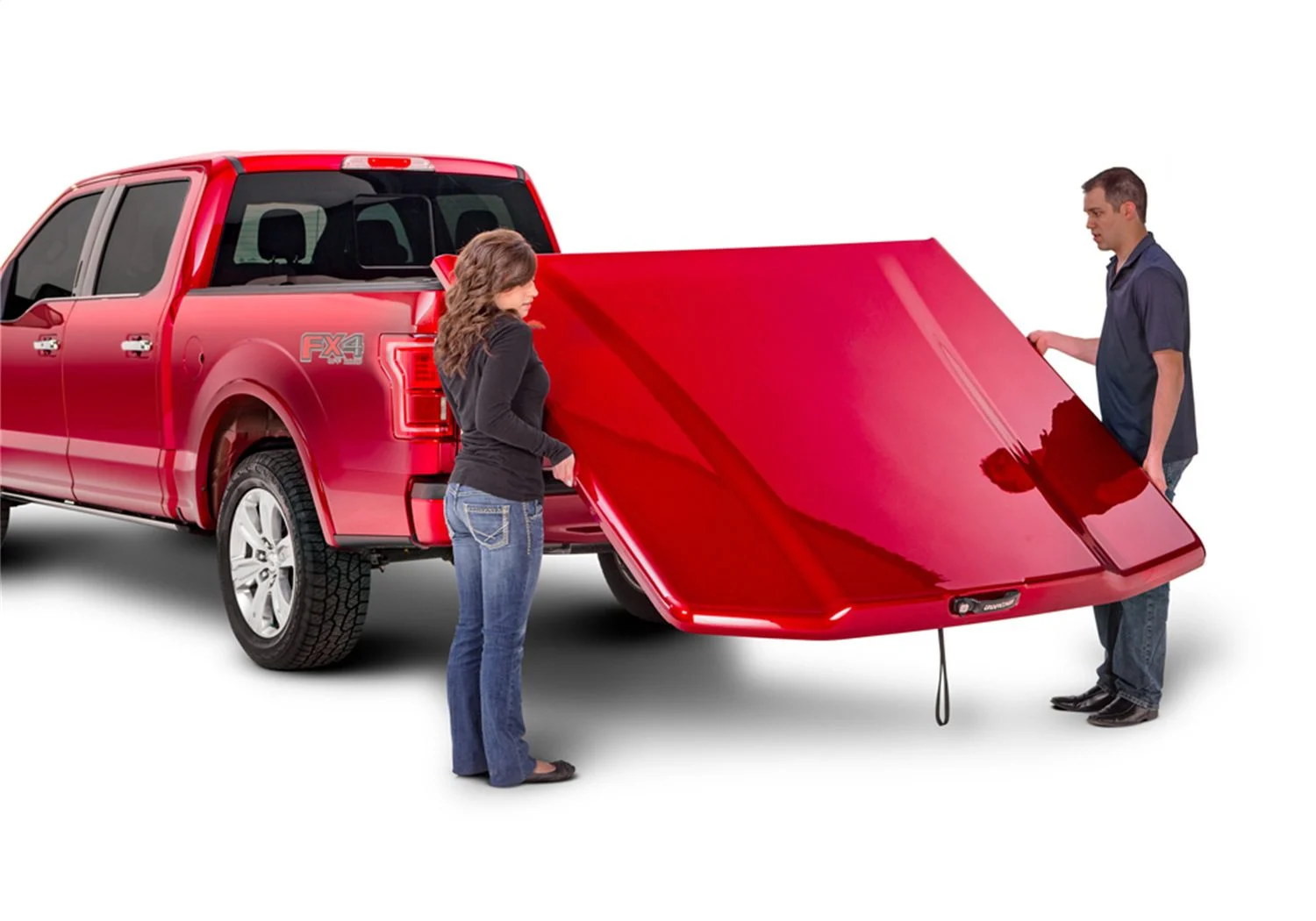 Undercover UC2188L-EA - 19-20 Ford Ranger 5ft Elite LX Bed Cover - Hot Pepper Red