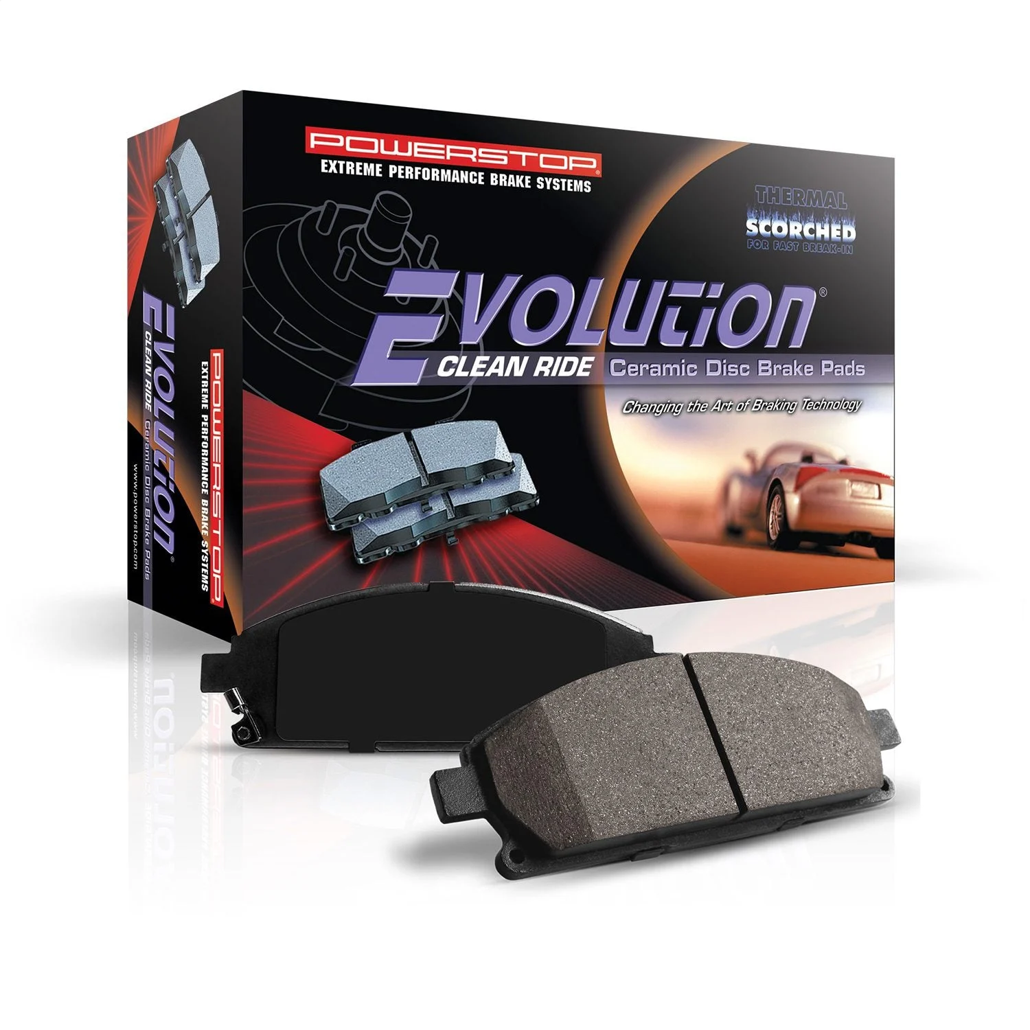 PowerStop 16-1654 - Power Stop 13-19 Honda Accord Front Z16 Evolution Ceramic Brake Pads