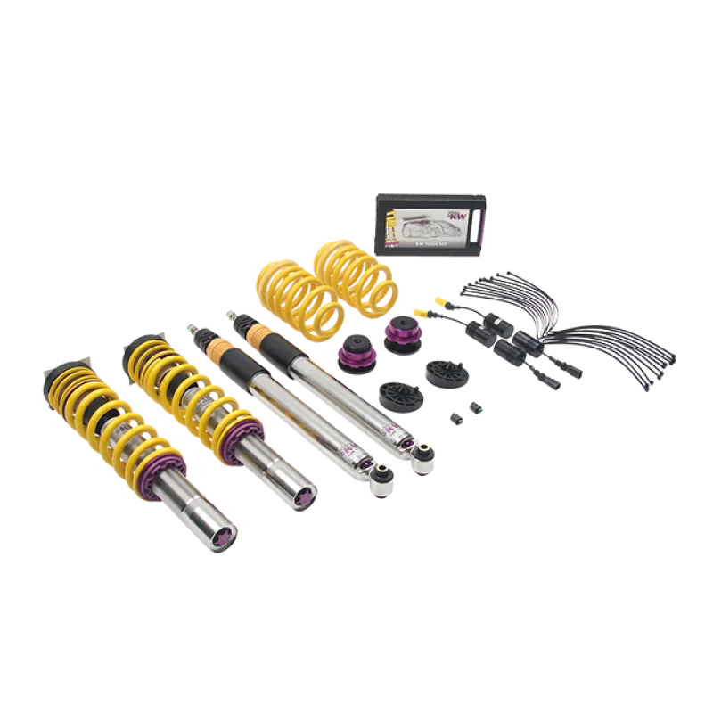 KW Coilover Kit V3 2017+ Audi A4 (B9) Sedan 2wd w/ Electronic Dampers