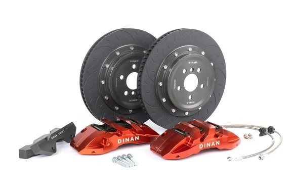Dinan Front Big Brake Kit - 2020-2025 BMW 2/3/4-Series Front - 6-Piston - 395x34mm - Red - G20/G22/G23/G26/G42