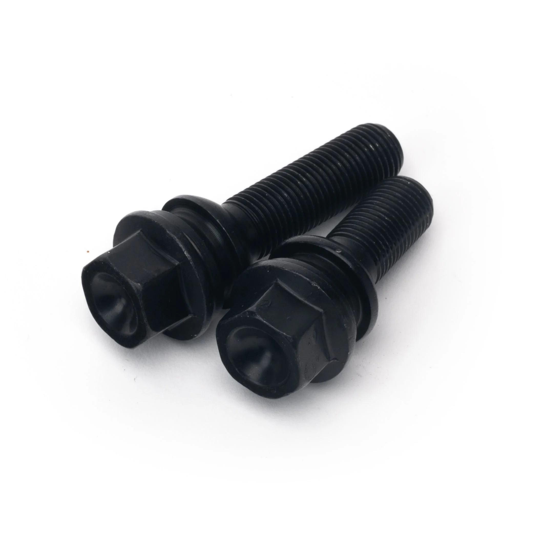 M14x1.5 Black Wheel Bolt for 5-Lug Porsche (Ball Seat)