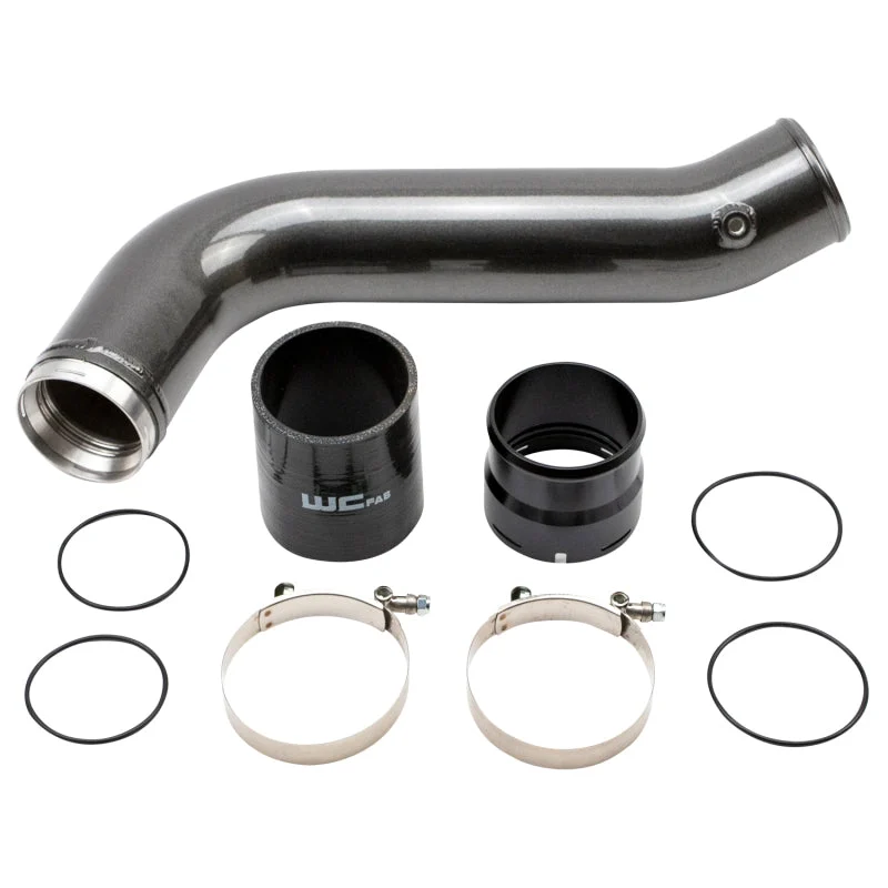 Wehrli 20-25 Chevrolet 6.6L L5P Duramax Passenger Side 3.5in Intercooler Pipe - Cat Yellow