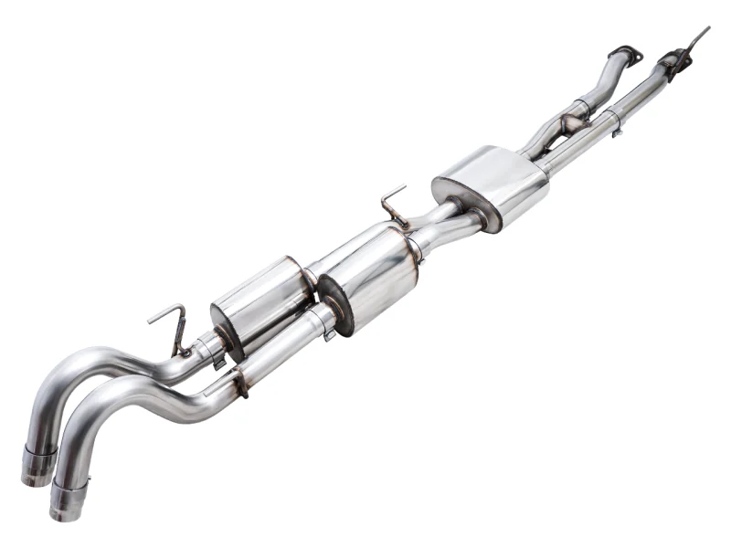 AWE Tuning 2016-2022 Toyota Tacoma 0FG Exhaust with BashGuard - No Tips