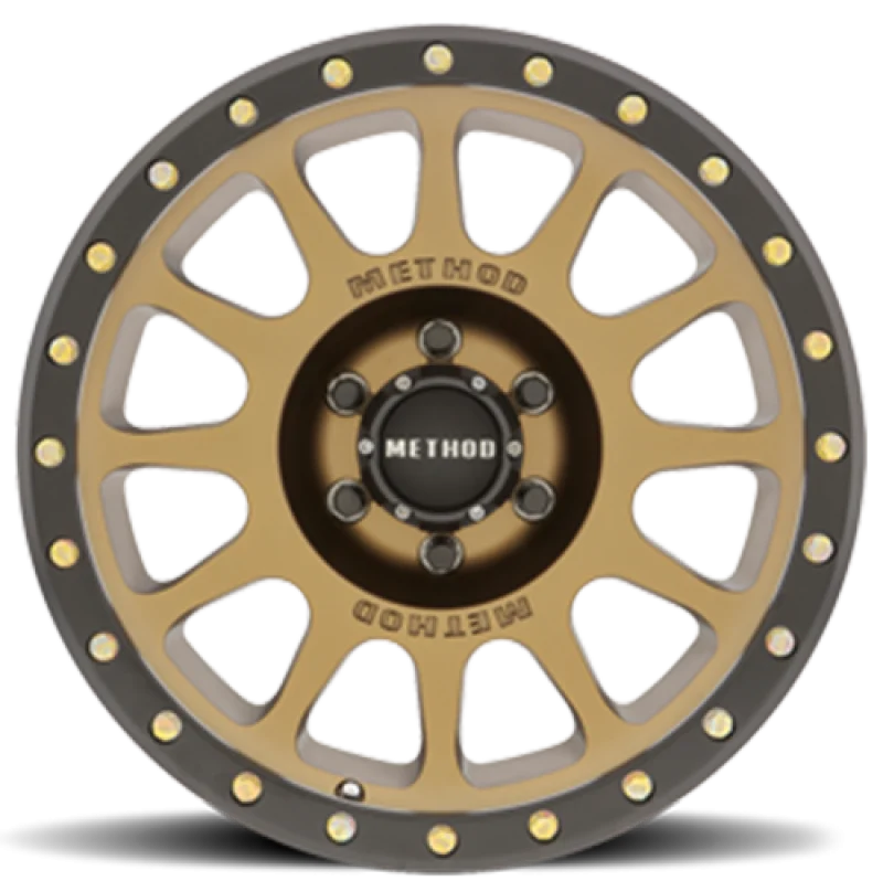 Method MR305 17x8.5 25mm Offset 6x120 83mm Centerbore Method Bronze - Matte Black