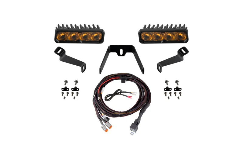 Diode Dynamics 2015-2017 Subaru WRX SS6 Max LED Kit Yellow Driving 3000K