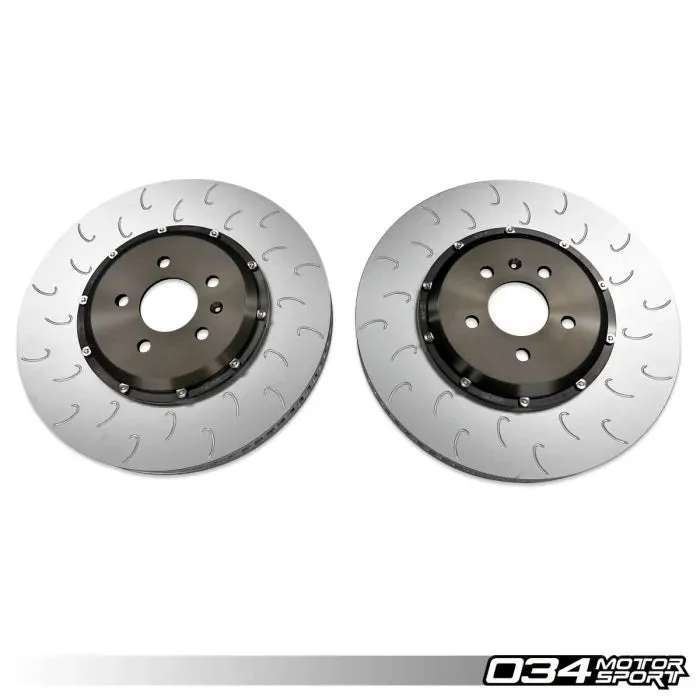 2-Piece Floating Front Brake Rotor Upgrade Kit for Audi B9/B9.5 RS5 & 4M/4M.5 Q7/Q8