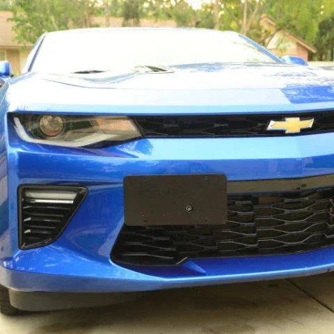 2016–2024 Camaro No-Drill Front License Plate Holder | ZL1 Addons