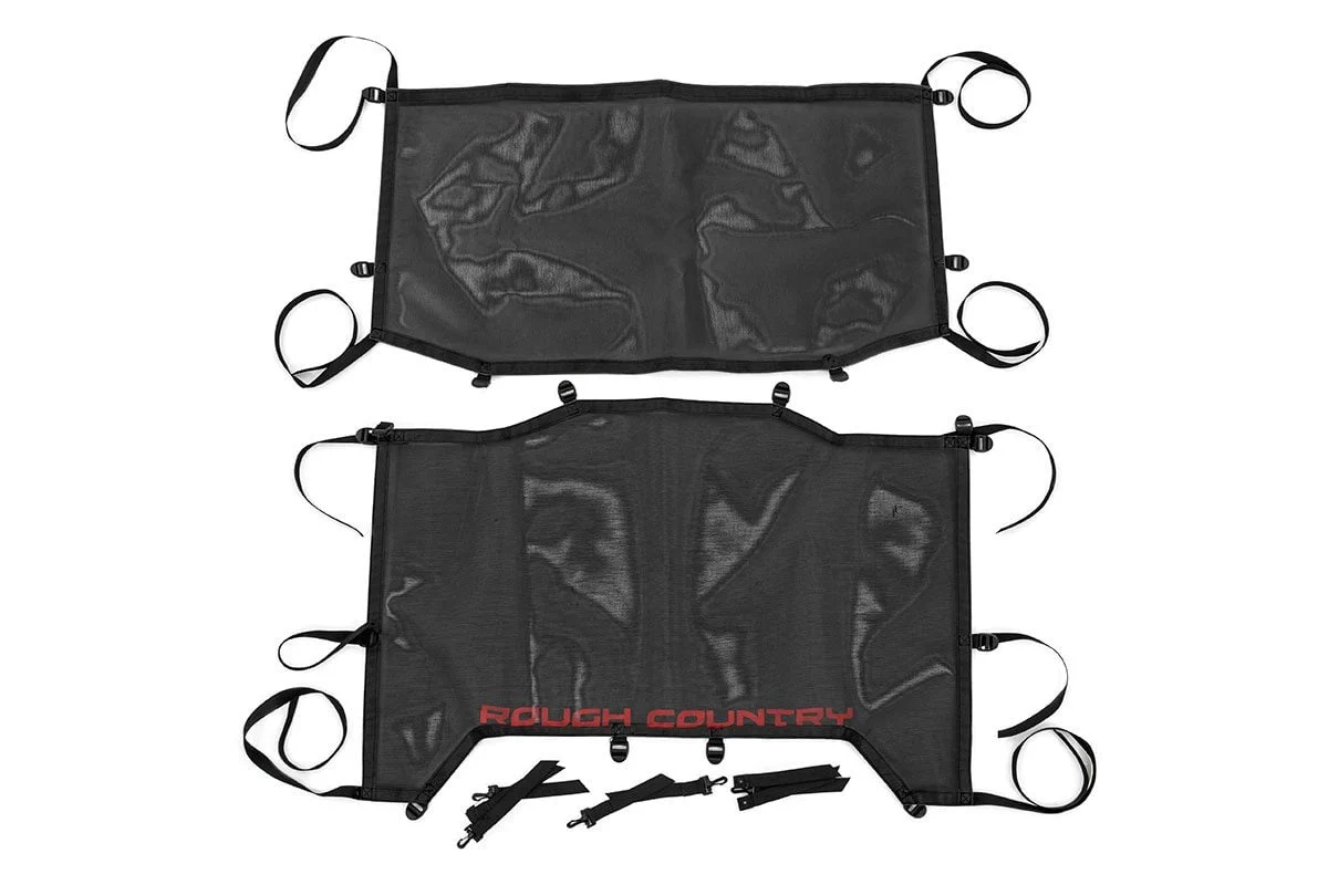 Mesh Bikini Top Plus | Black | Jeep Wrangler JL (21-23)/Wrangler Unlimited (18-23)