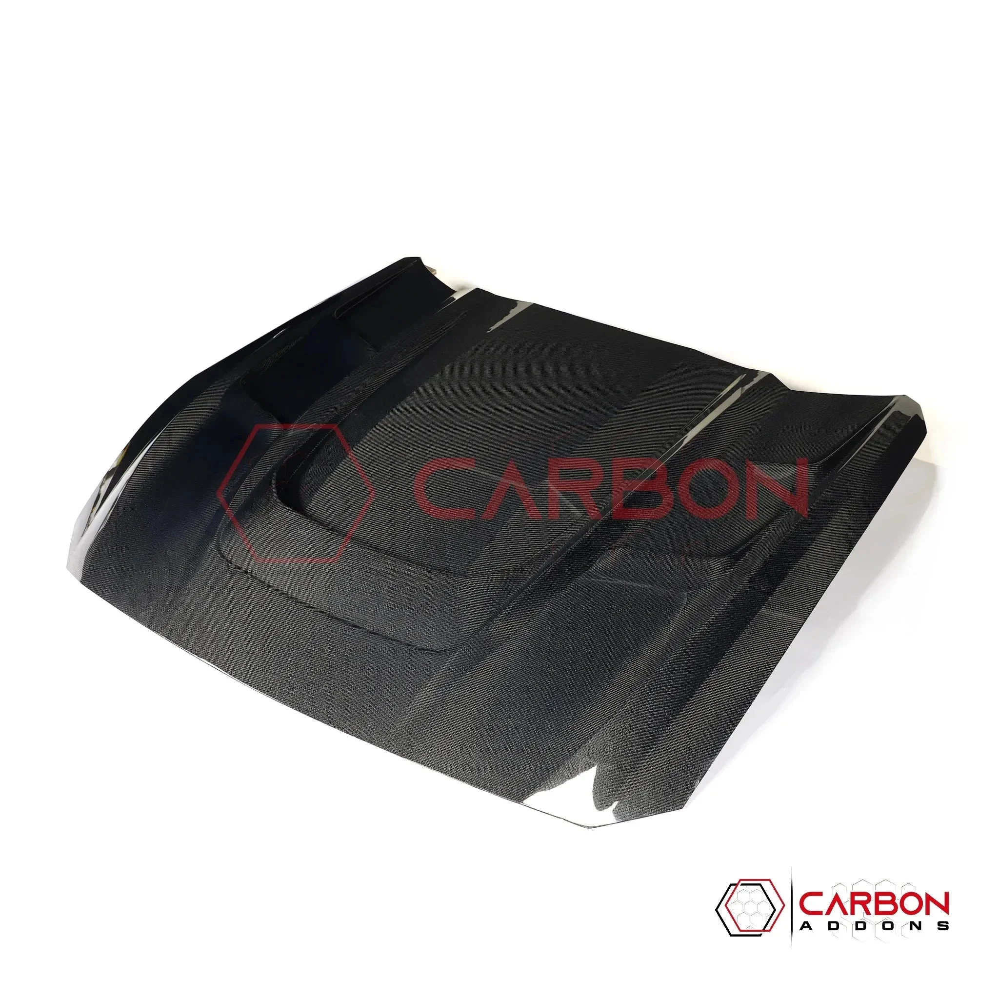 Real Carbon Fiber Vented Hood for 2024+ Ford Mustang GT