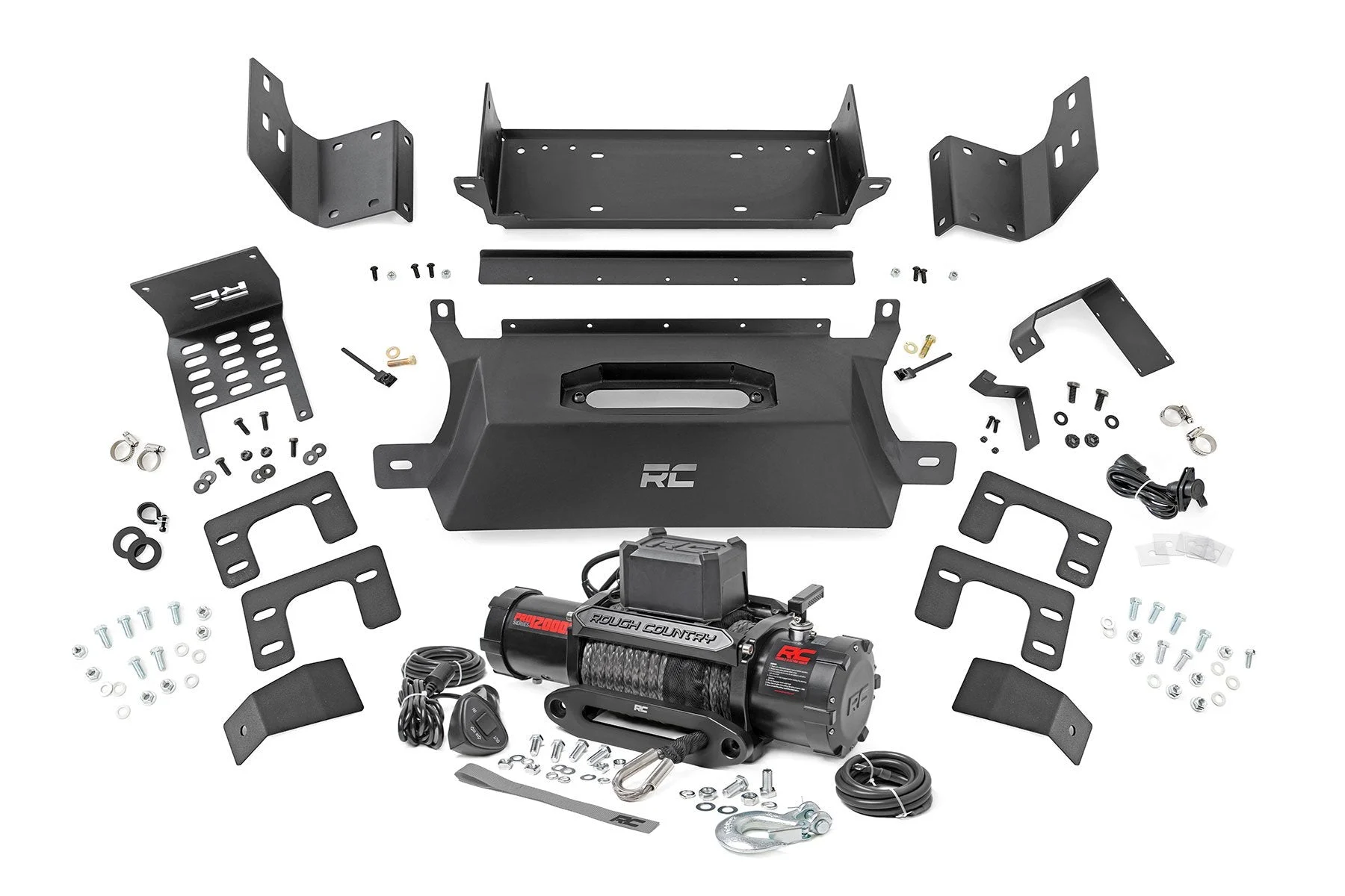 Hidden Winch Mount | 12000S | Ford Bronco 4WD (2021-2026)