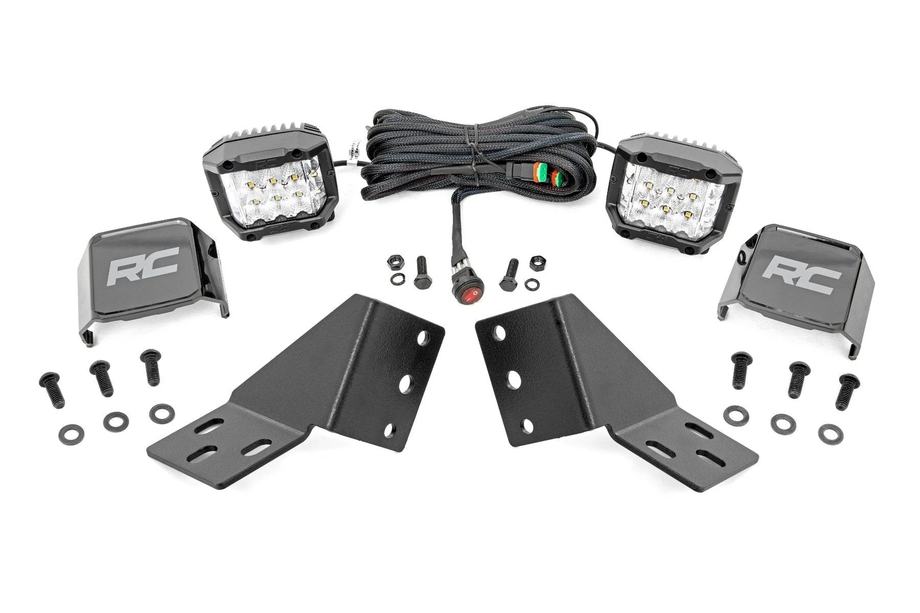 LED Light Kit | Rear Mount | 3" Chrome Pair | Wide Angle | CFMOTO UFORCE U10 Pro