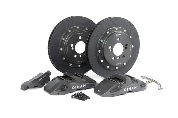 Dinan Rear Big Brake Kit - 2012-2021 BMW 2/3/4-Series Rear - 4-Piston - 370x32mm - Grey - F22/F23/F30/F31/F32/F33/F34/F36
