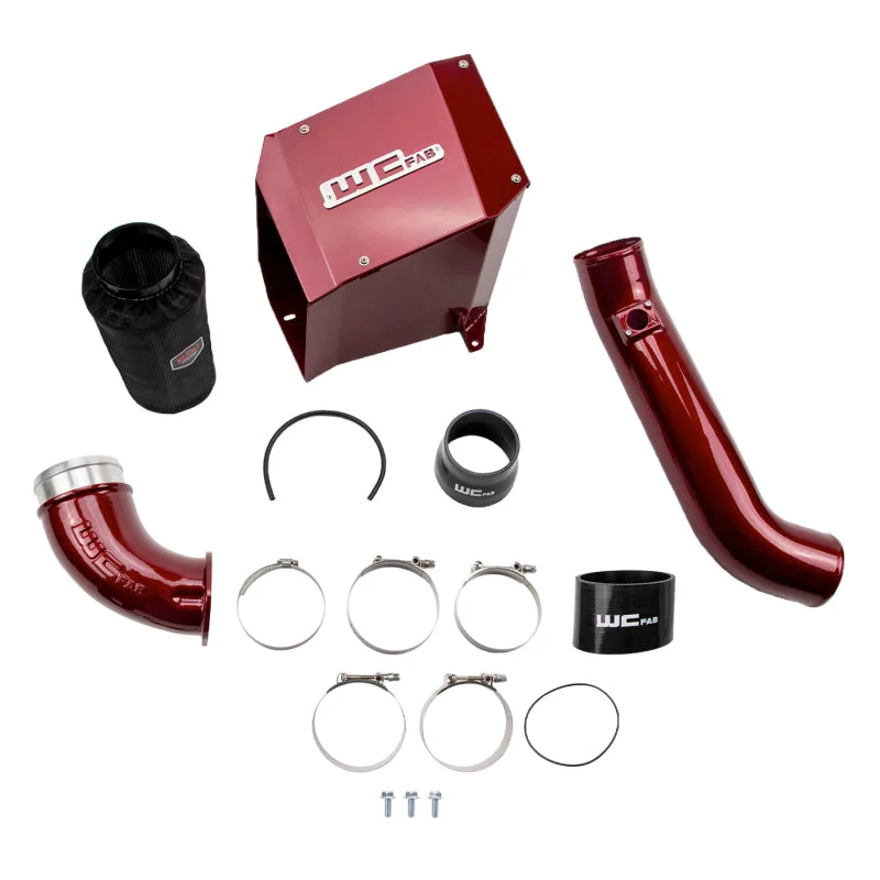 Wehrli 01-04 Duramax LB7 4in Intake Kit w/ Air Box Stage 2 - Sparkle Copper