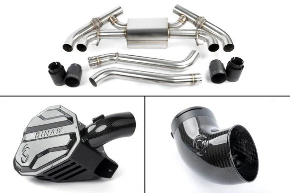 Dinan G2x M340i/M440i Foundation Package (F) Carbon Intake / Black Exhaust / Turbo Inlet