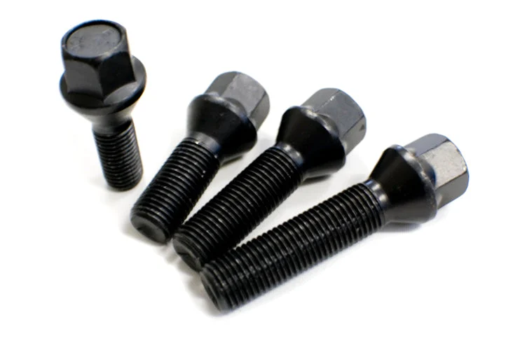 Wheel Bolt for 5-Lug VW & Audi (M14x27 BLACK Cone Seat)