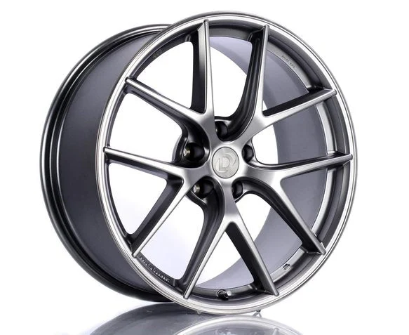 BBS CI-R Wheel Set - 2014-2021 BMW 228i/230i/M235i/M240i Front: 19 x 8 - Rear: 19 x 9 - Silver - Dinan Center Cap - F22/F23