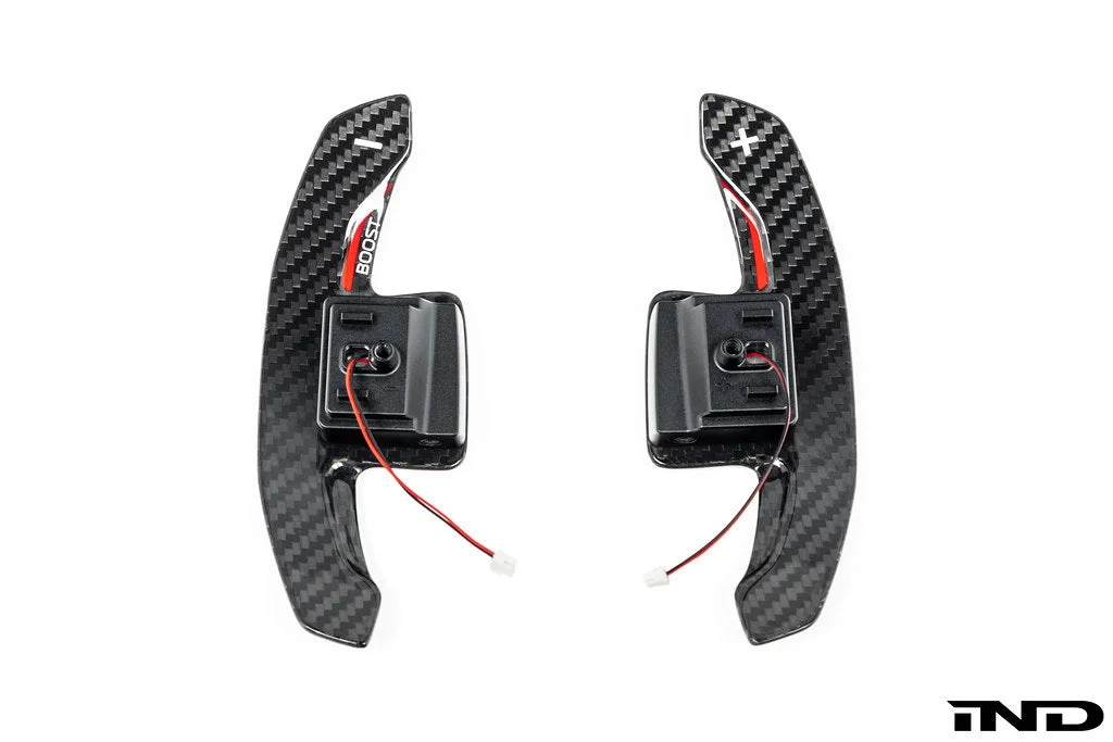 JQ Werks / MadTrace BMW G9X M5 / G60 5-Series Magnetic Shift Paddle Set - Carbon