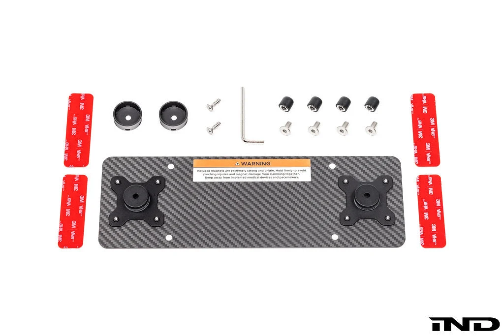 Carbonex A9X GR Supra Magnetic Rear License Plate Mount - Euro Plate
