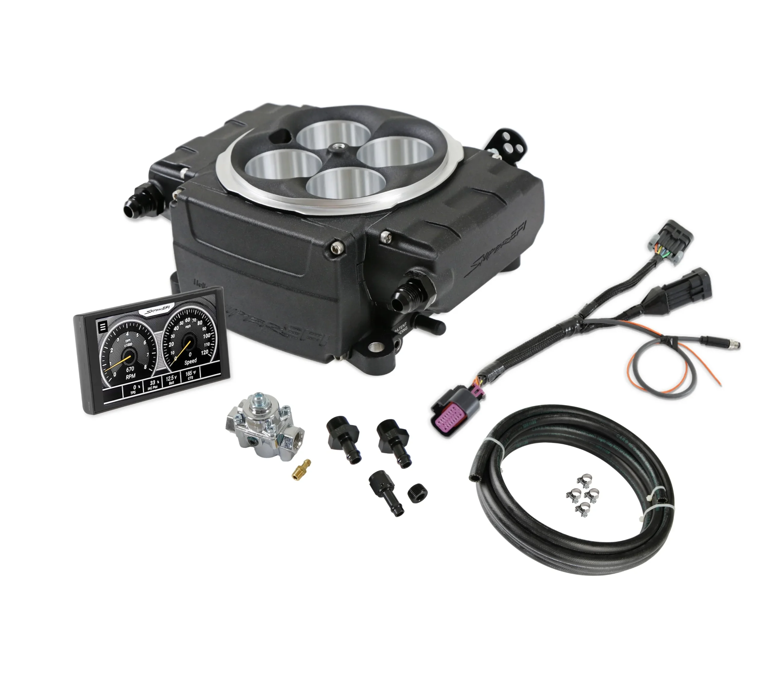 Holley Sniper 2 EFI Upgrade 5'' Kit w/ Regulator - Black