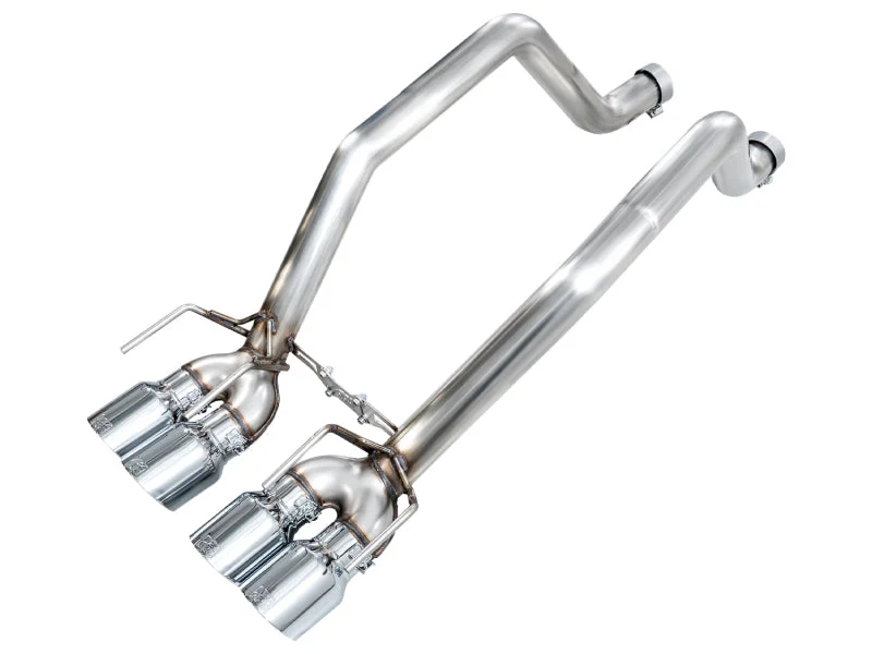 AWE Tuning C6 Chevrolet Corvette Z06/ZR1 Track Edition Axle-Back Exhaust w/ Chrome Silver Tips